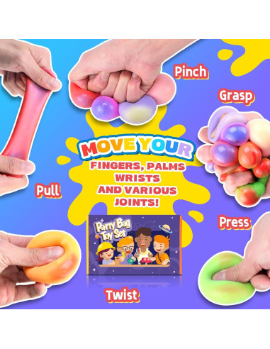 12PCS Cubos de Estrés Cambiantes de Color YAKHAN - Portátiles