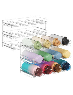 Organizador Apilable de Botellas Lifewit - 6 Estantes, 24 Botellas