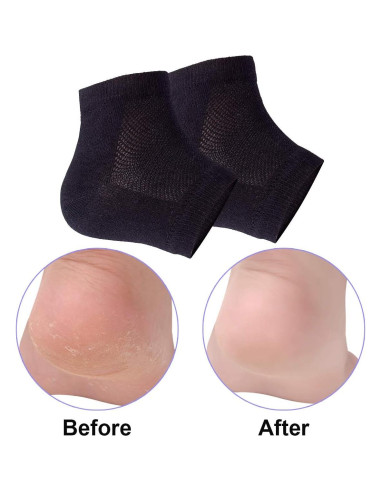 Calcetines de Gel Hidratantes Exptool para Talones Agrietados - 3 Pares