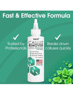 Gel Removedor de Callos DeEnti 8oz Fuerza Extra Menta Fresca 2