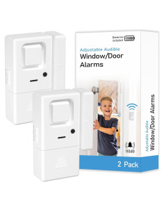 Alarmas de Puerta y Ventana Rosmila - Paquete de 2 - 110 dB