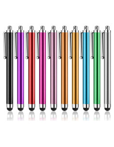 Bolígrafos Stylus Capacitivo AGREJO - Paquete de 10 Colores