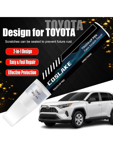 Pintura de Retoque COSLAKE Negro (202) para Toyota 12ml