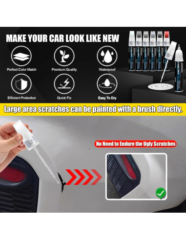 Pintura de Retoque COSLAKE Negro (202) para Toyota 12ml