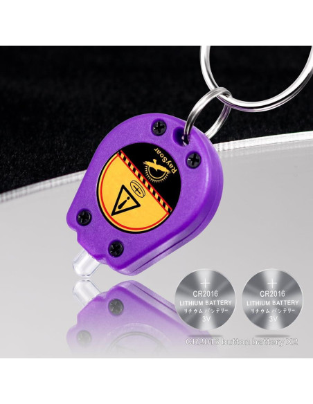 Paquete de 10 Linternas LED Mini RaySoar Púrpura 12 Lúmenes