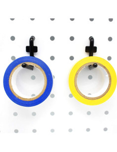 Kit de Ganchos para Tablero de Clavos Colorstorm 100PK L Negro 2