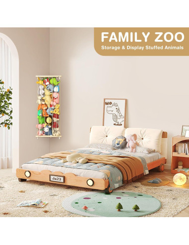 Organizador de Juguetes Befayoo Beige - Almacenamiento de Peluches Ajustable