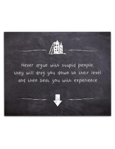 Arte de Pared Motivacional 28x36 cm - Citas Inspiradoras