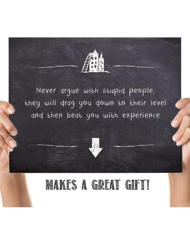 Arte de Pared Motivacional 28x36 cm - Citas Inspiradoras