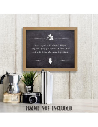 Arte de Pared Motivacional 28x36 cm - Citas Inspiradoras