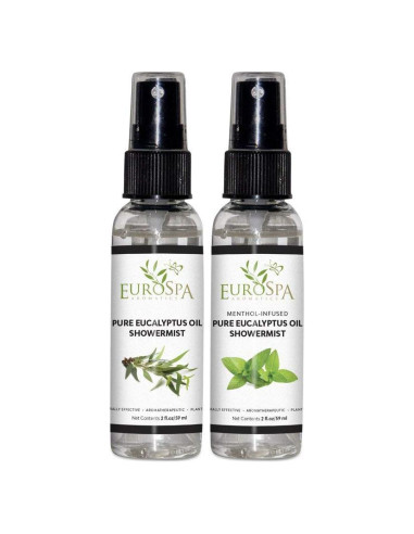 Aceite de Eucalipto Puro EuroSpa Aromatics 60 ml Spray Ducha
