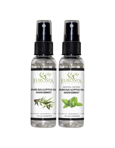 Aceite de Eucalipto Puro EuroSpa Aromatics 60 ml Spray Ducha