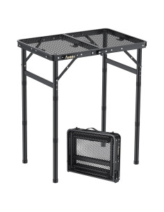 Mesa de Parrilla Plegable Anbte 57.9x39.9cm Ajustable