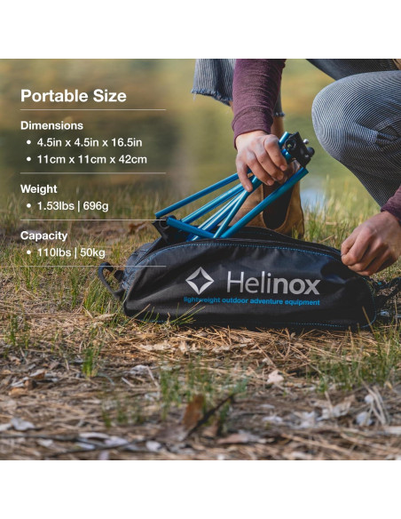Mesa Helinox Table One Plegable 59,7x40,6cm para Camping