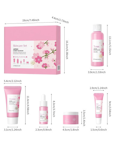 Conjunto de Cuidado de la Piel BeauBase 5 PZS Hidratante