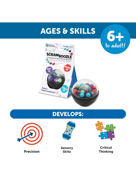 Juego de Rompecabezas Scramboozle Learning Resources 3D 6+ Juego de Rompecabezas Scramboozle Learning Resources 3D 6+