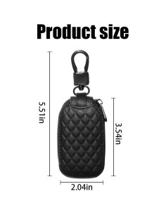 Funda para Llave de Coche BELOMI Cgj-keycase Cuero Negro 2