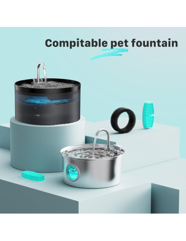 Filtros de Agua para Gatos FOFNON - 12 Piezas Reemplazo