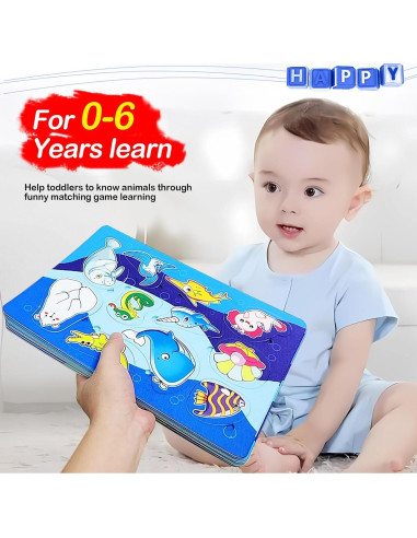 Puzzle Educativo de Fieltro SKOLESK 40 Piezas Oceánico