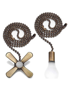 Extensor de Cadena de Techo SmoTecQ 24" con Bombilla Esmerilada