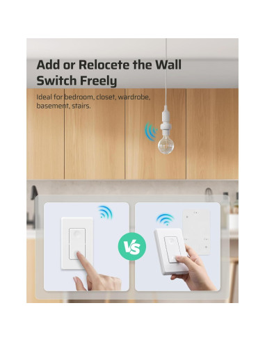 Zócalo de Bombilla con Control Remoto Dewenwils E26 E27
