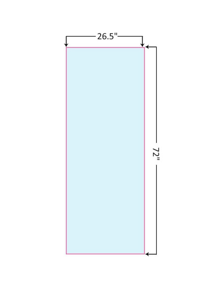 Toalla de Yoga Antideslizante Eunzel Microfibra 185x67cm Azul/Rosa