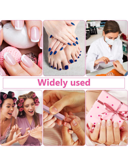 Limas de Uñas de Piedra Pómez Mudder - 8 Piezas