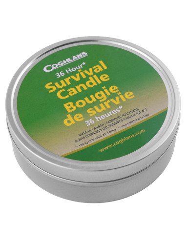 Vela de Supervivencia Coghlan's 36 Horas 0,17 kg 3 Mechas