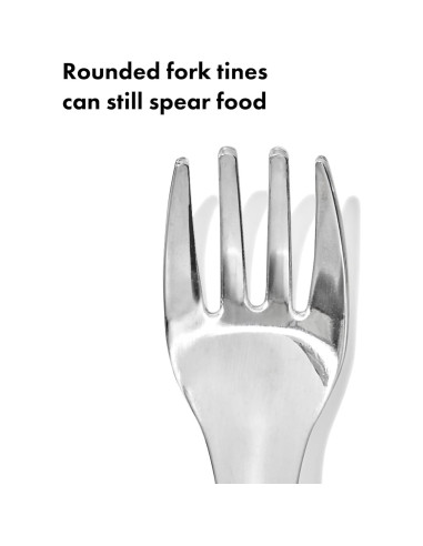 Juego de Tenedor y Cuchara OXO Tot - Acero Inoxidable Flor