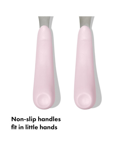 Juego de Tenedor y Cuchara OXO Tot - Acero Inoxidable Flor