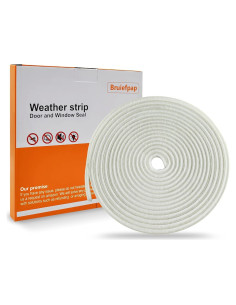 Cepillo Sellador de Climas Bruiefpap 24.6FT Blanco 0.89cm x 1.52cm