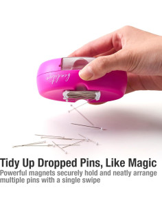 Cojín Magnético Beaditive con Cajón y 50 Alfileres de Costura 2