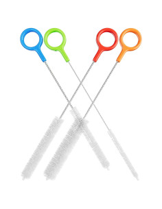 Juego de 4 Cepillos Limpiadores Buenalife para Popotes y Botellas