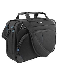 Bolsa para Laptop KROSER 15.6" Resistente al Agua - Negro/Azul