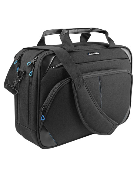 Bolsa para Laptop KROSER 15.6" Resistente al Agua - Negro/Azul