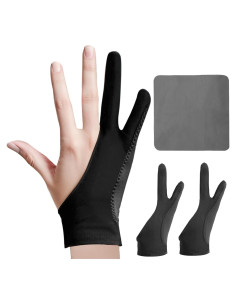 Guante de Dibujo Digital Shenzhenshixin - 2 Dedos, Mediano, Negro