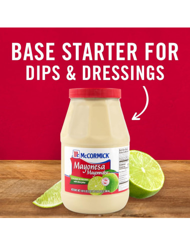 Mayonesa McCormick con Jugo de Lima 3.54 kg - Sabor Mexicano
