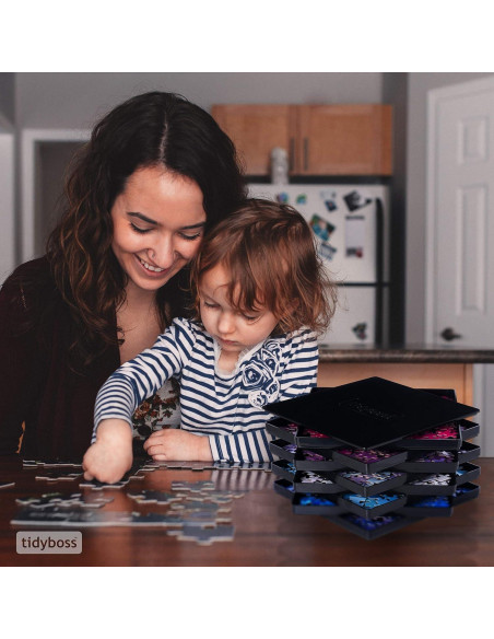 Bandejas de Clasificación Tidyboss 8 Piezas 20x20 cm