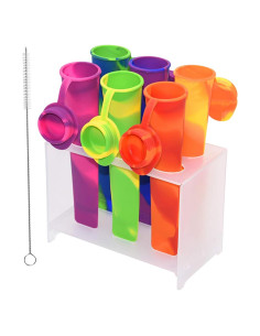 Moldes de Paletas de Silicona Bangp - 6 Piezas Reutilizables