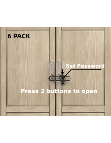 Cerraduras de Puerta de Gabinete FIGEPO con Código Ajustable