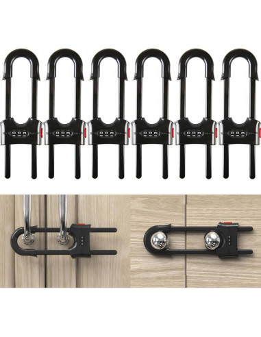 Cerraduras de Puerta de Gabinete FIGEPO con Código Ajustable