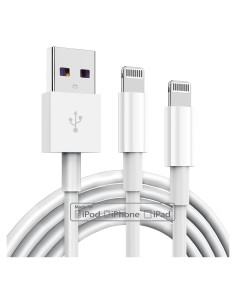 Cable de Carga Rápida Lightning TUMABER 2 Pack 3 pies MFi