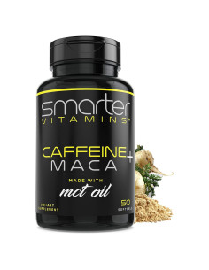 Suplemento Energético SmarterVitamins 200mg Cafeína + Maca