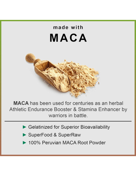 Suplemento Energético SmarterVitamins 200mg Cafeína + Maca