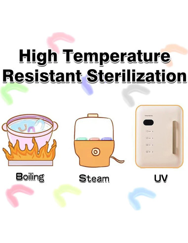 10 Protectores Bucales Deportivos ApexCraft - Silicona, Multicolor