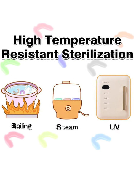 10 Protectores Bucales Deportivos ApexCraft - Silicona, Multicolor