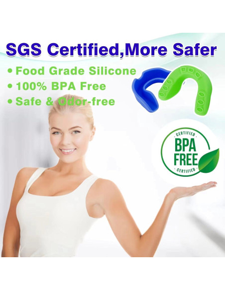 10 Protectores Bucales Deportivos ApexCraft - Silicona, Multicolor