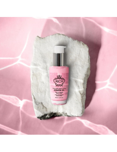 Aceite de Cabello RICO Queratina 65.2 g - Brillo y Anti-Frizz