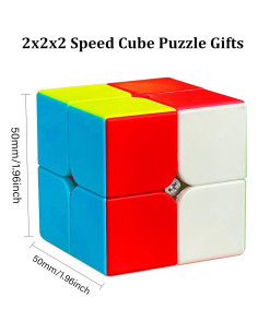 Cubo 2x2 Rápido QY Toys - Juguete de Puzzle Sin Pegatinas 2