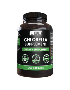 Cápsulas de Chlorella Puras 365 Unidades Ingredientes Orgánicos